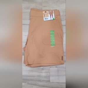 ZeroXposur Stretch Pull-On Shorts in Tan